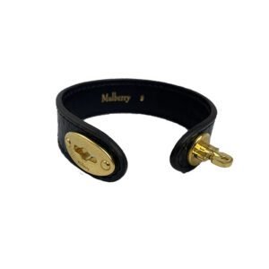 Mulberry Blue Croc Embossed Bayswater Leather Bracelet