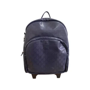 Gucci Kid's Trolley Backpack GG Coated Canvas