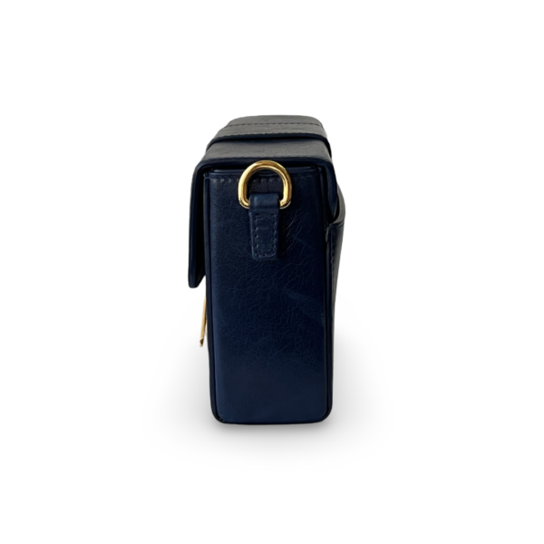 Dior Blue Leather 30 Montaigne Box Crossbody Bag - Image 4
