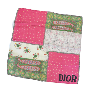 Dior Multicolor Square Scarf