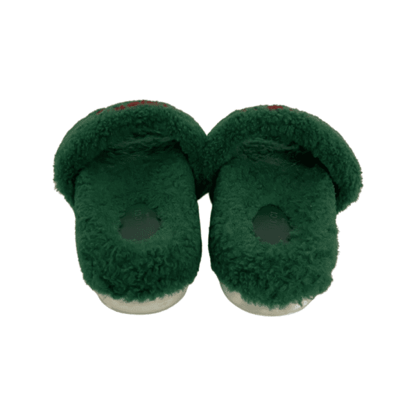 Gucci Green Faux Fur Mule Size 37 - Image 7