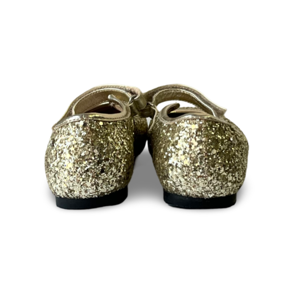 Mannela De Juan gold glitter pumps Size 30 - Image 5