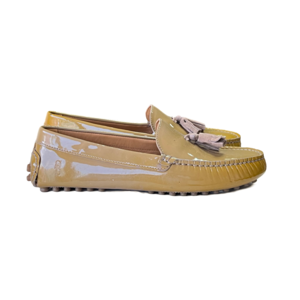 Sacoor Loafers in Patent Leather Beige Size 39 - Image 3