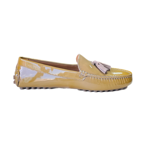 Sacoor Loafers in Patent Leather Beige Size 39 - Image 5
