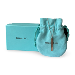 Tiffany & Co. Sterling Silver Rubedo Bar Necklace
