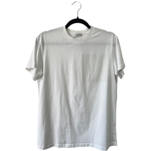 Pre-Loved Loewe White Cotton Crew Neck T-Shirt – Size S