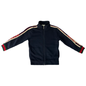 Gucci Kids Navy Zip-Up Track Jacket - Size 8