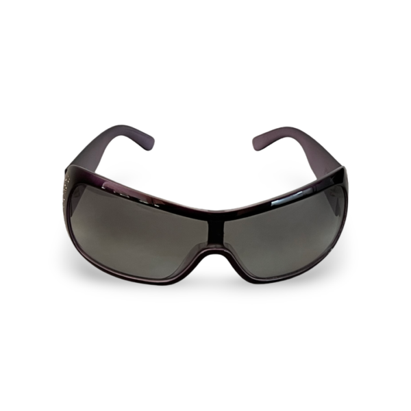 Versace 4098 Vintage Sunglasses Wrap Shield Occhiali Gafas 90s Y2K NOS - Image 2