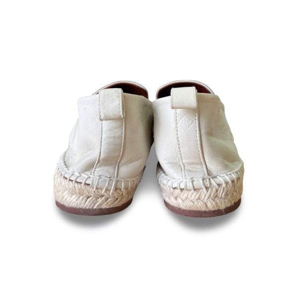 Loro Piana White Seaside Walk Espadrilles – Size 40 - Image 5