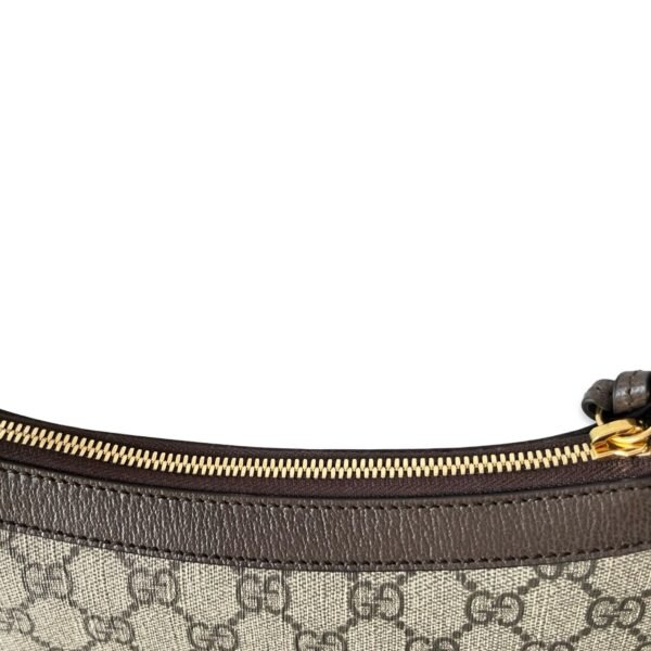 Gucci Ophidia Small GG Supreme Shoulder Bag – Beige & Brown - Image 4