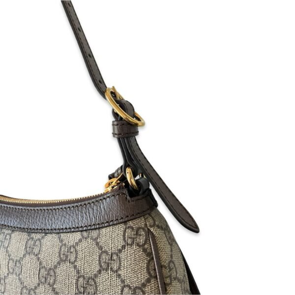 Gucci Ophidia Small GG Supreme Shoulder Bag – Beige & Brown - Image 3