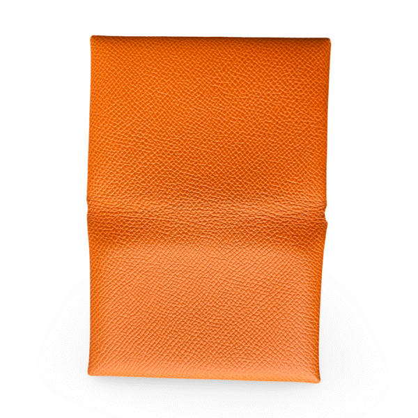 Hermès Calvi Duo Compact Card Holder – Terre Battue - Image 3