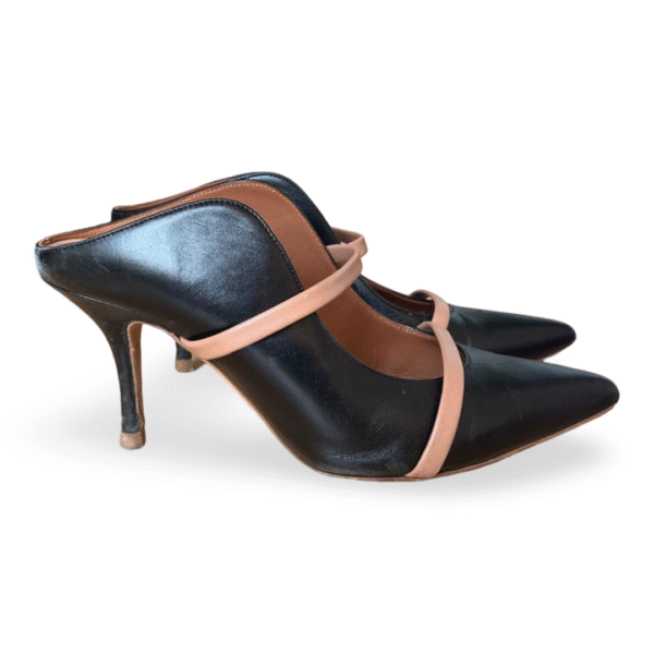 Malone Souliers Black Maureen 70 Nappa Leather Mules – Size 37.5 - Image 5