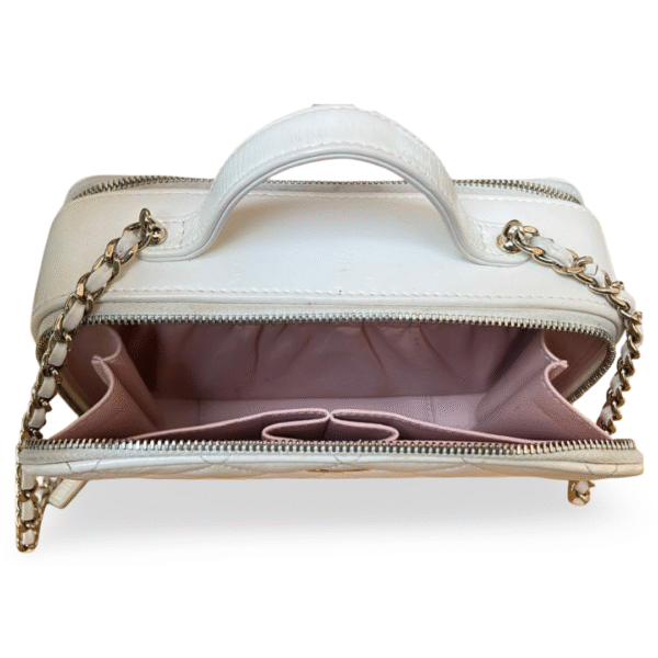 Chanel Quilted Double Zip Small Vanity Case - Image 3