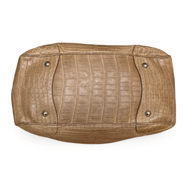 Prada Crusca Crocodile Frame Bag - Image 5