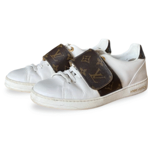 Louis Vuitton Frontrow Sneakers in White Monogram – Size 37.5