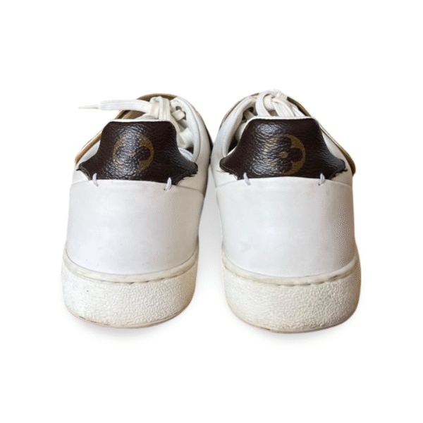 Louis Vuitton Frontrow Sneakers in White Monogram – Size 37.5 - Image 7