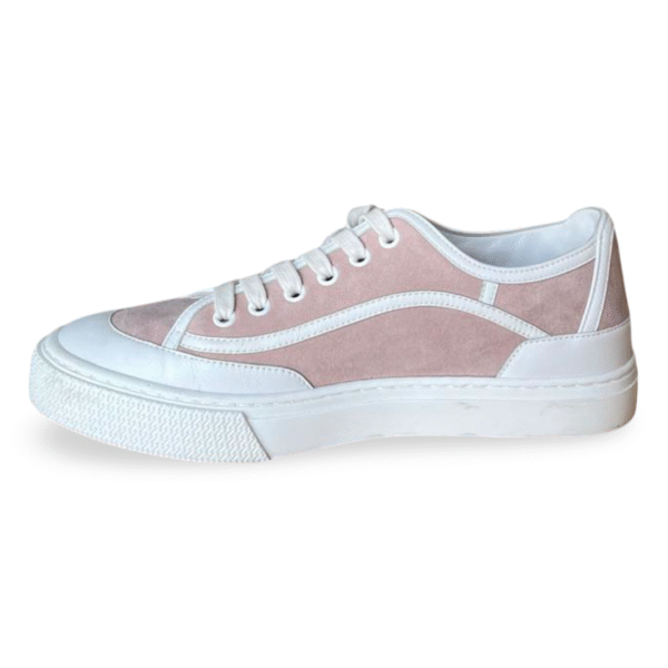 Hermès Get Sneakers – Rose Porcelaine/Blanc – Size 38 - Image 4