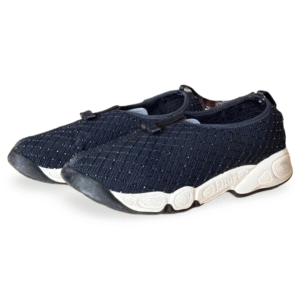 Dior Navy Blue Mesh Embellishment Fusion Sneakers – Size 37